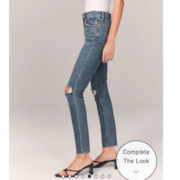 Abercrombie & Fitch The Skinny High Rise Jeans - Picture 7 of 11